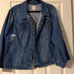 Embroidered Denim Jacket